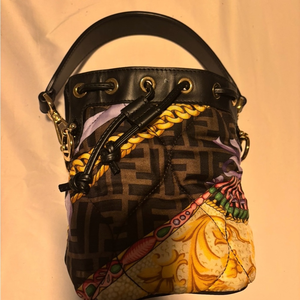 Fendi Multicolor Patterned Shoulder Bag